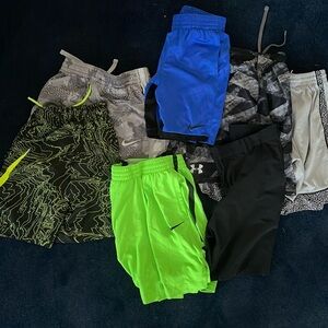BUNDLE (7 Pairs) BOYS YOUTH MEDIUM NIKE SHORTS